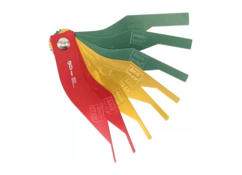 Bremsbelag Verschleisslehren Satz Aluminium 8-tlg.